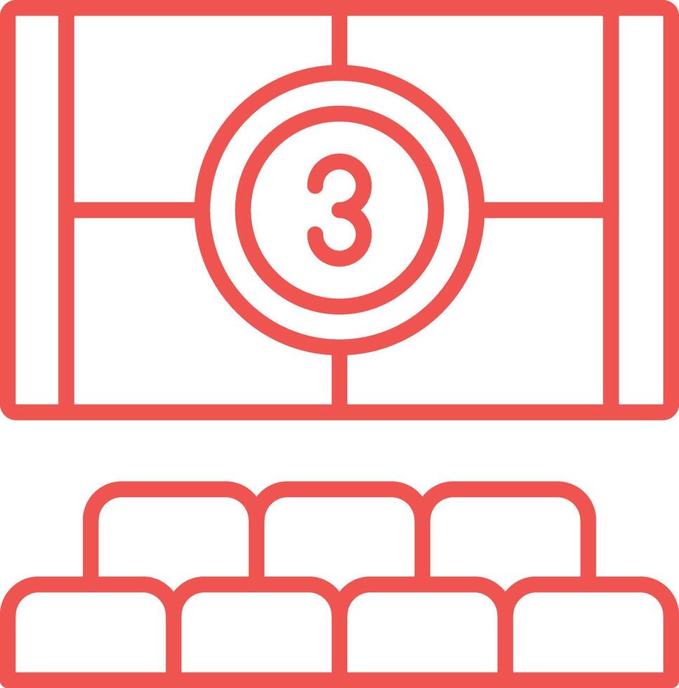 Cinema Line Icon vector