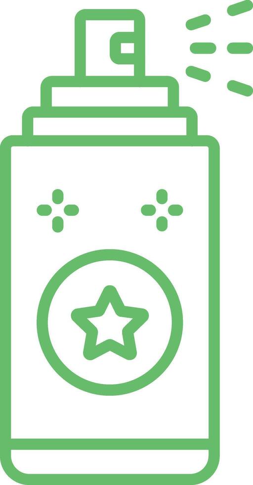 Spray Bottle Outline Icon vector