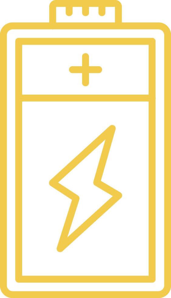 Outline Battery Icon vector