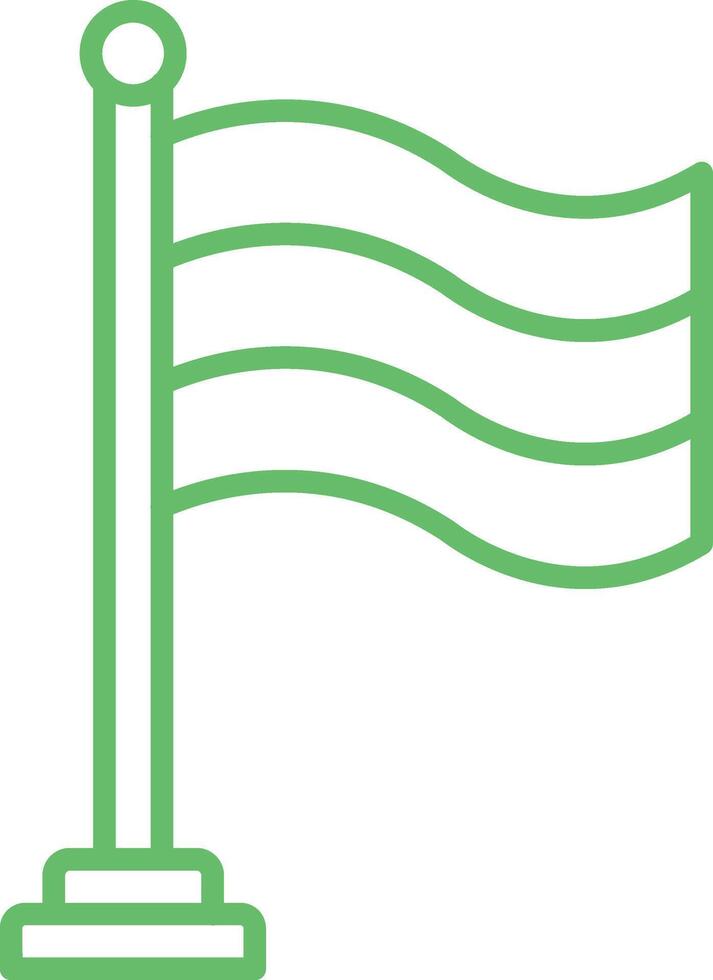 Flag Line Icon vector