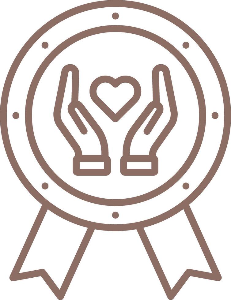 Outline Award Icon vector