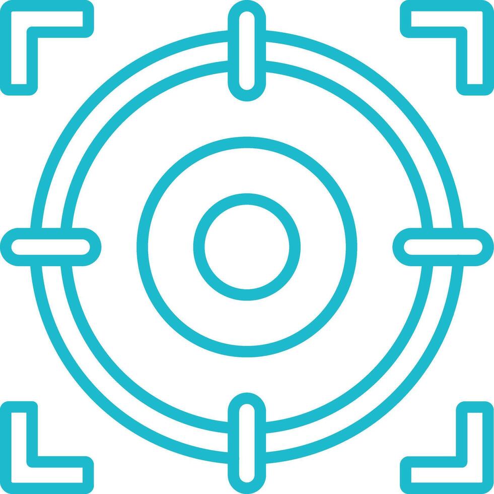 Outline Focus Icon vector