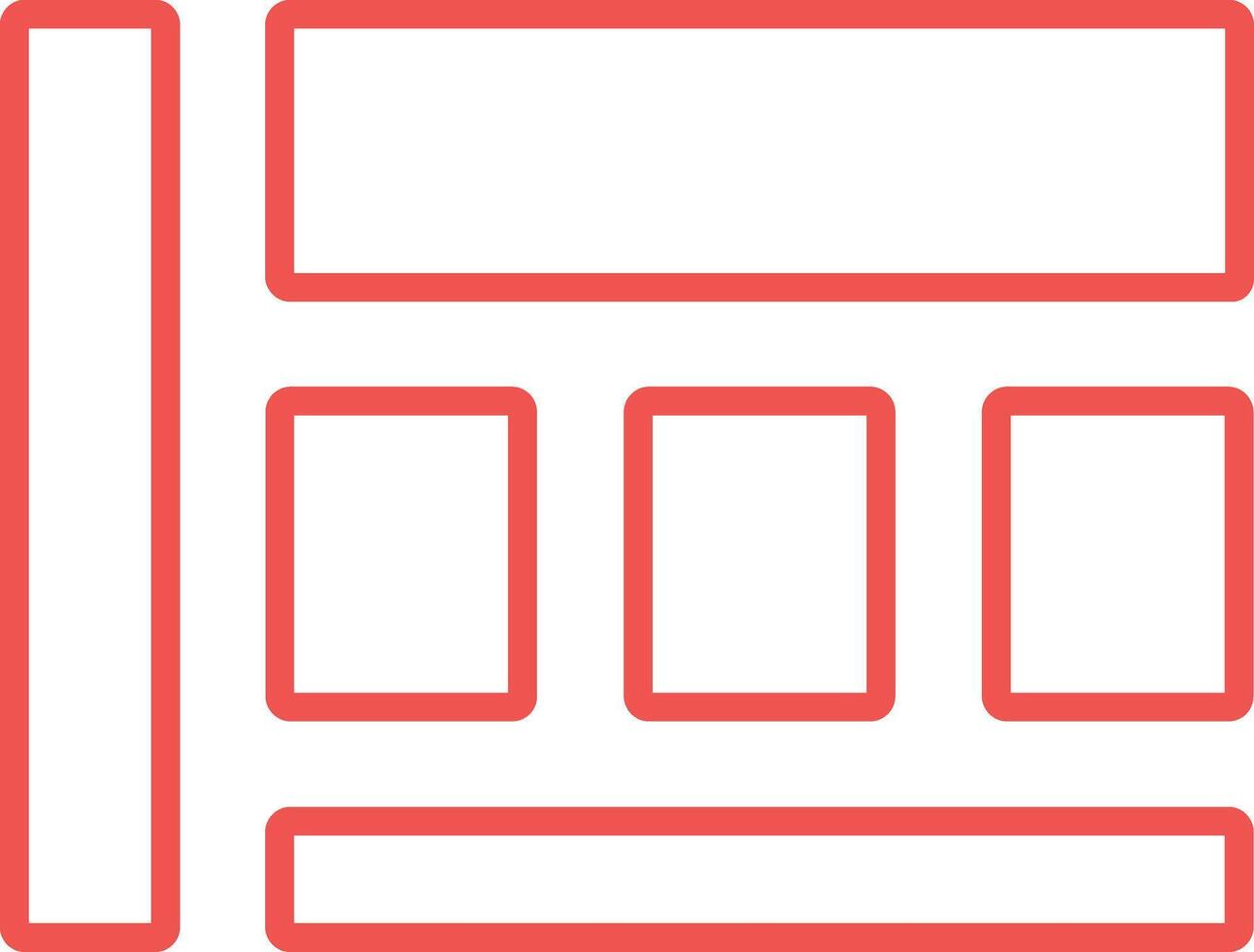 Dashboard Outline Icon vector