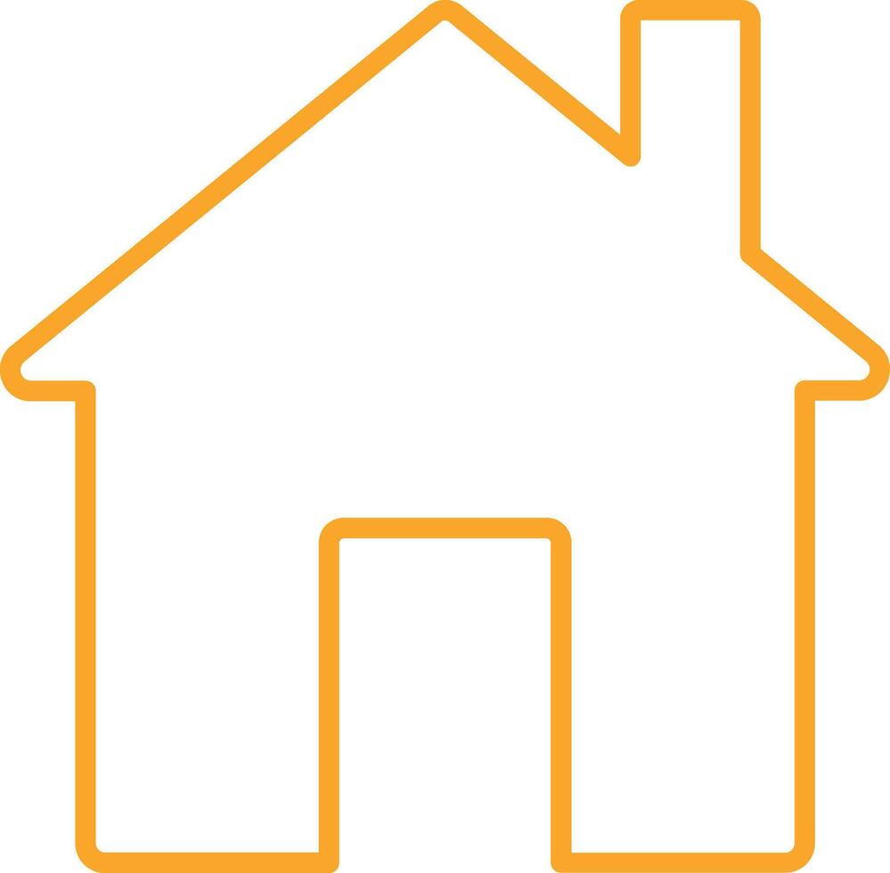 Home Icon Outline vector