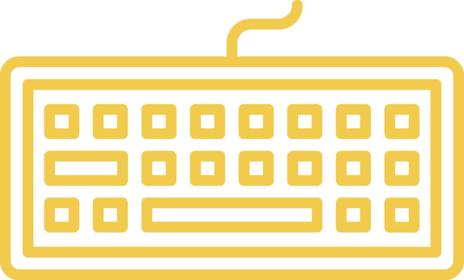 Outline Keyboard Icon vector