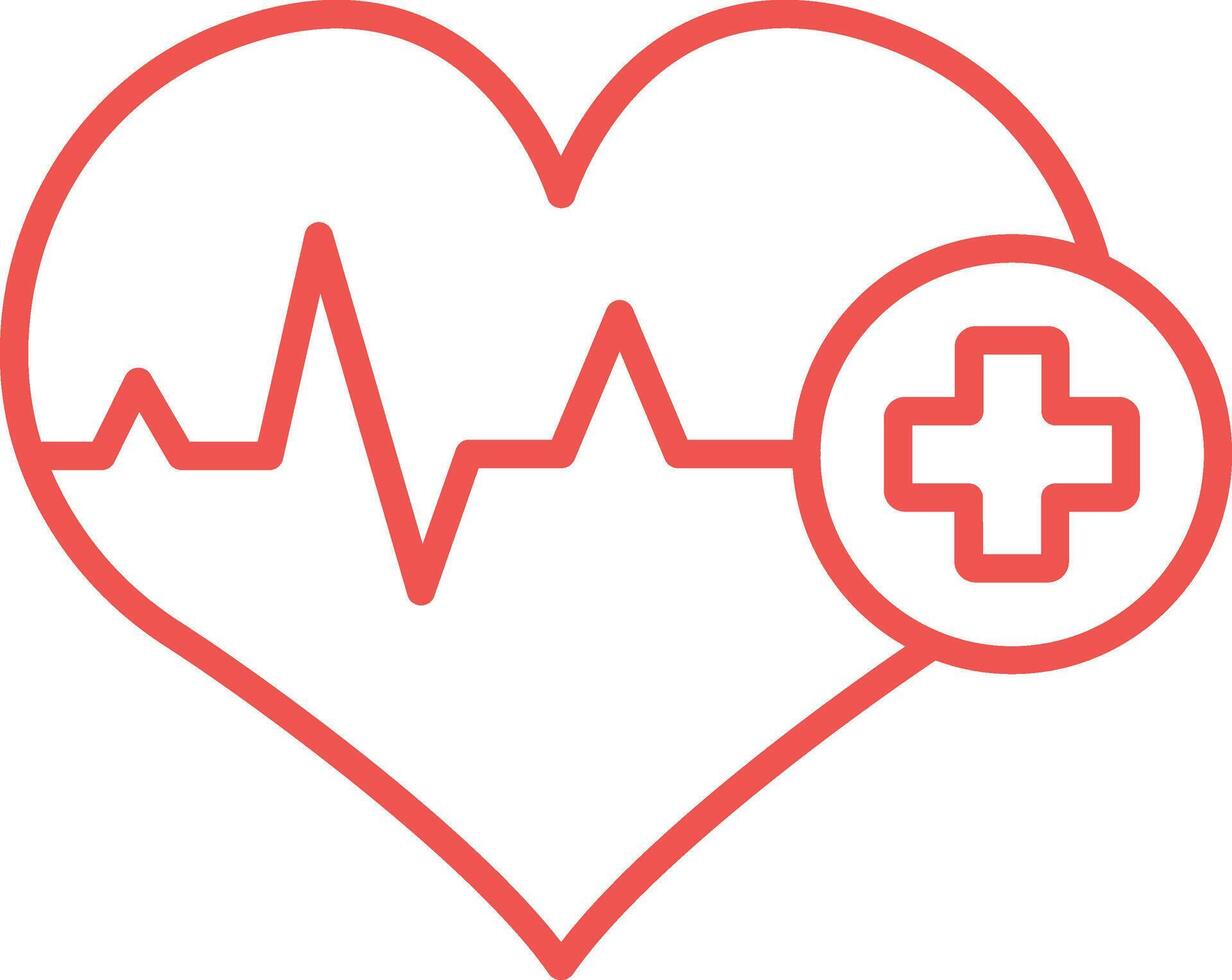 Health Outline Icon vector
