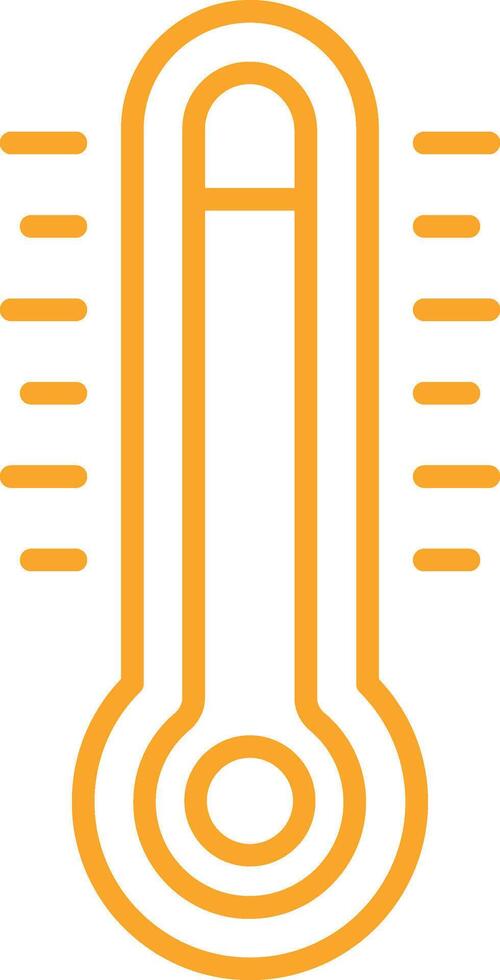 Outline Thermometer Icon vector