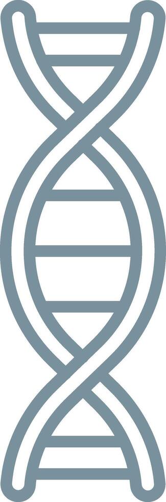 Outline Dna Icon vector