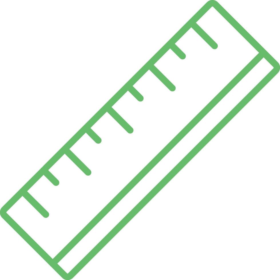 Outline Ruler Icon vector