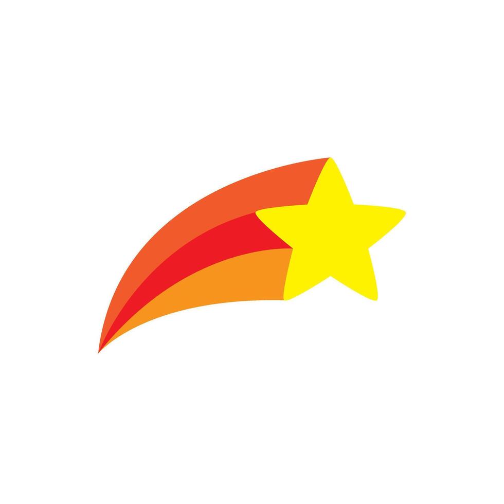 colorful star icon vector