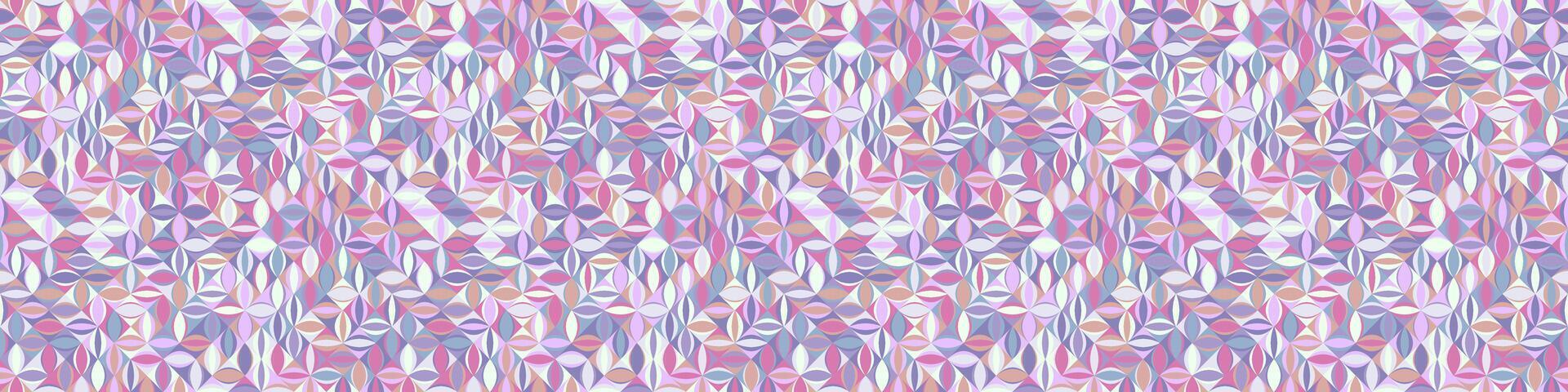 Horizontal multicolored diagonal mosaic pattern background vector