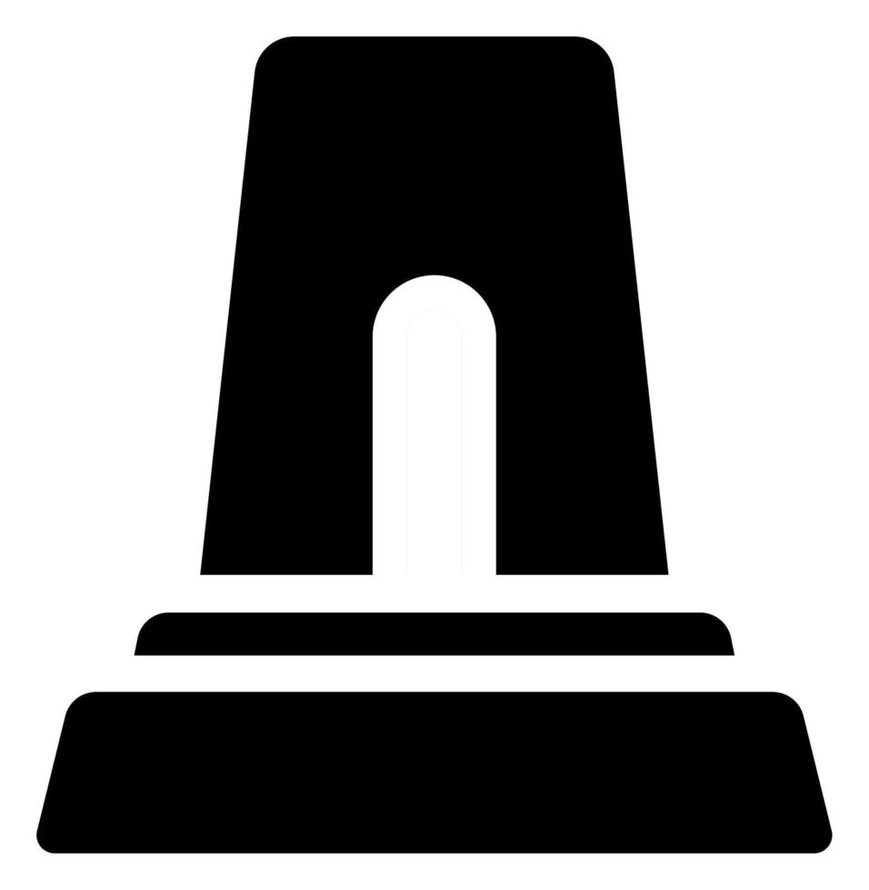 Flat Icon of Siren Alert vector