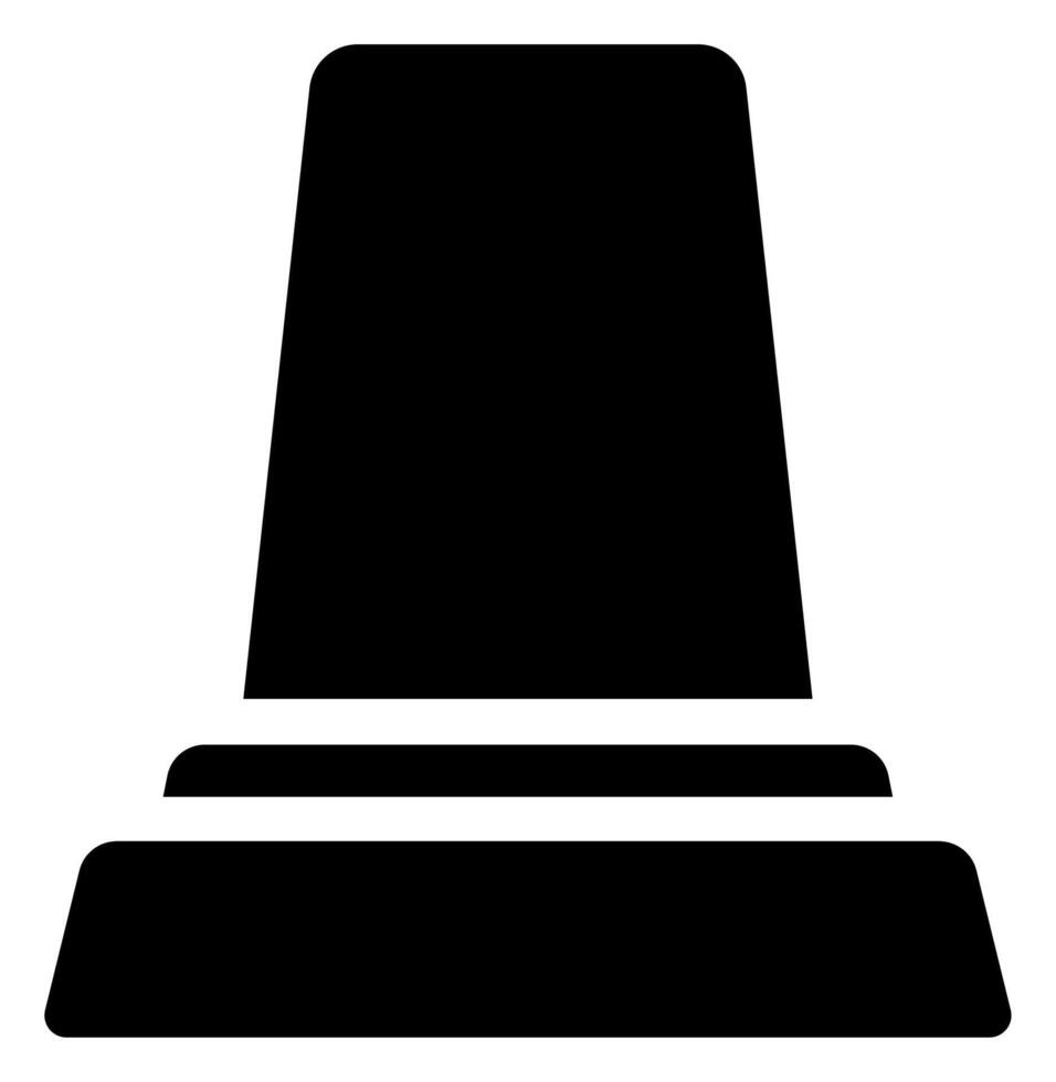 Minimal Flat Icon of Siren Light vector