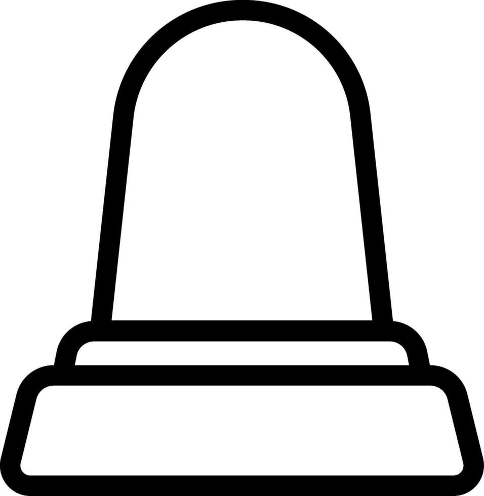 Flat Emergency Icon Siren Signal Illustration vector