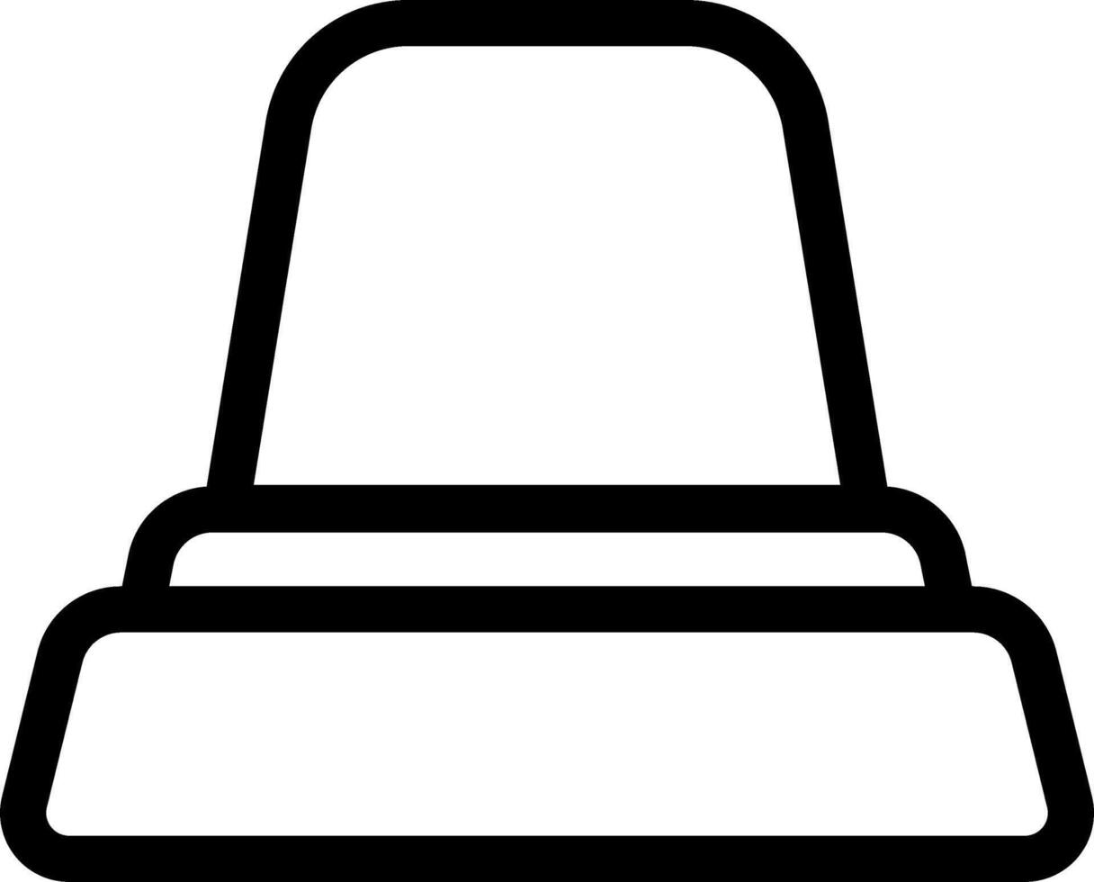 Flat Icon Emergency Siren Warning vector