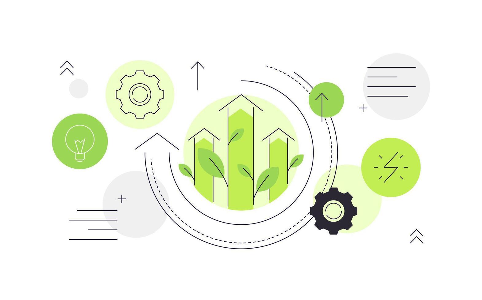 Arrows moving up,Growth and development vector