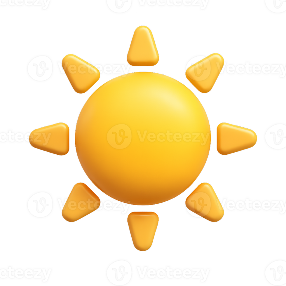 Bright and Cheerful Sunny Weather Icon for Visual Content png