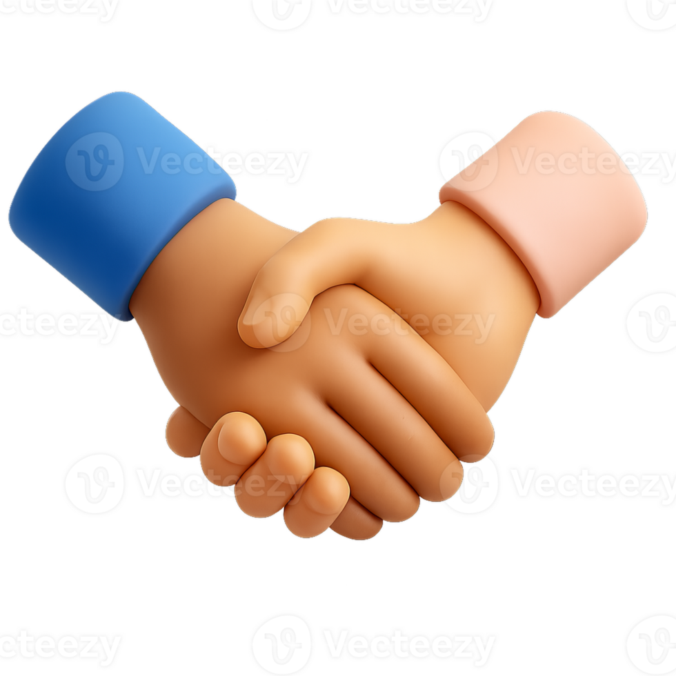3D Hands Holding in Simple Design for Digital Art Projects png