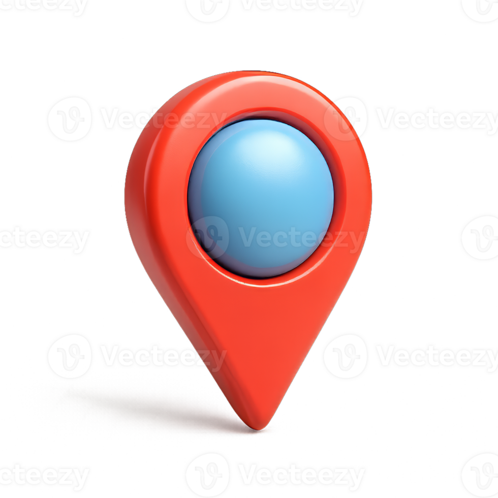 3D Pin Design in Simple Colors for Creative Projects png