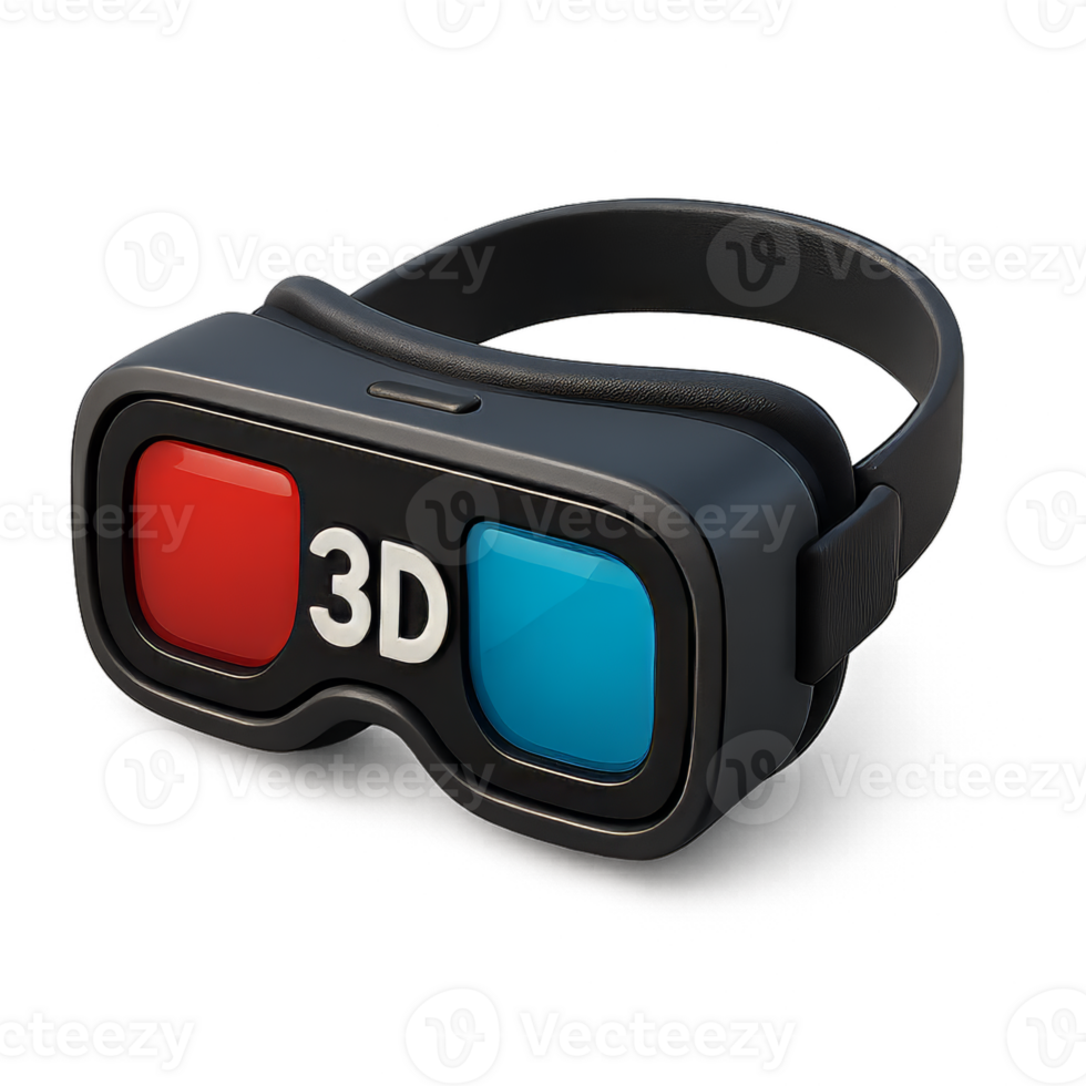 3D Glasses for Virtual Reality Experience in Simple Design png