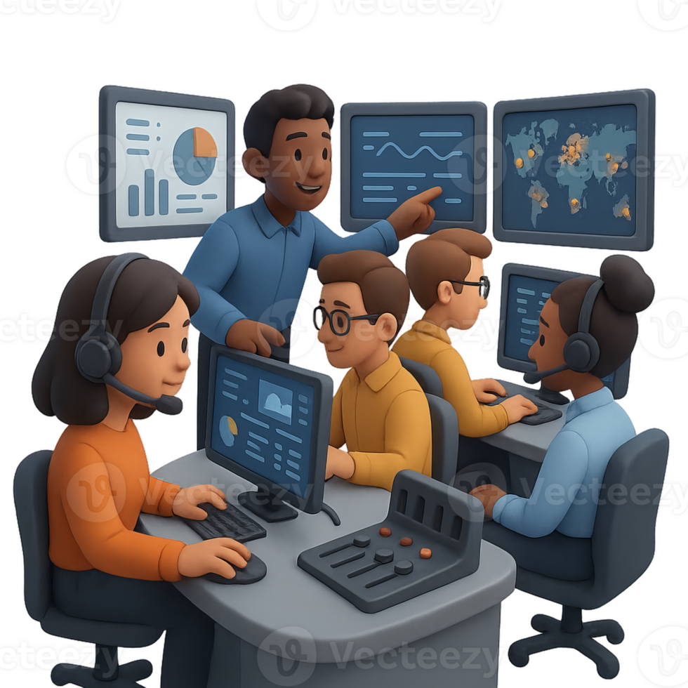 Team Collaboration in Control Center with Data Visualization Tools png
