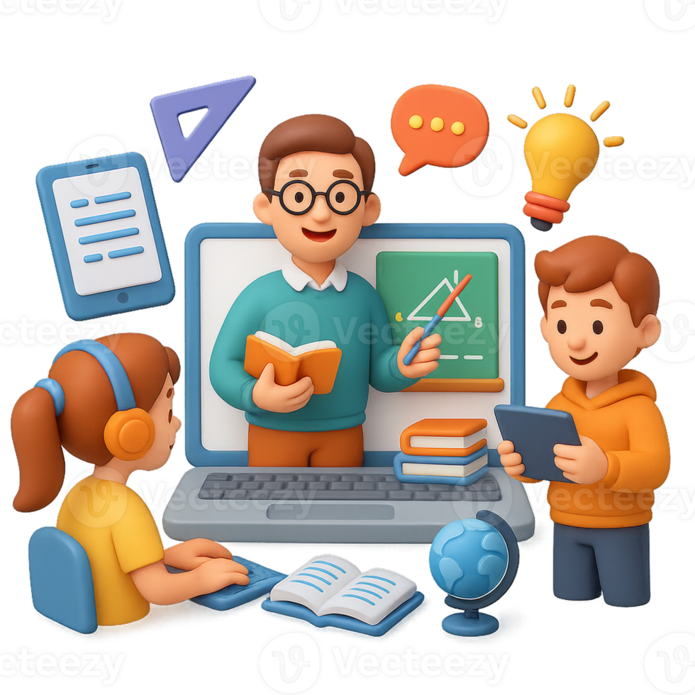 Engaging Virtual Classroom Tools for Interactive Learning Experience png