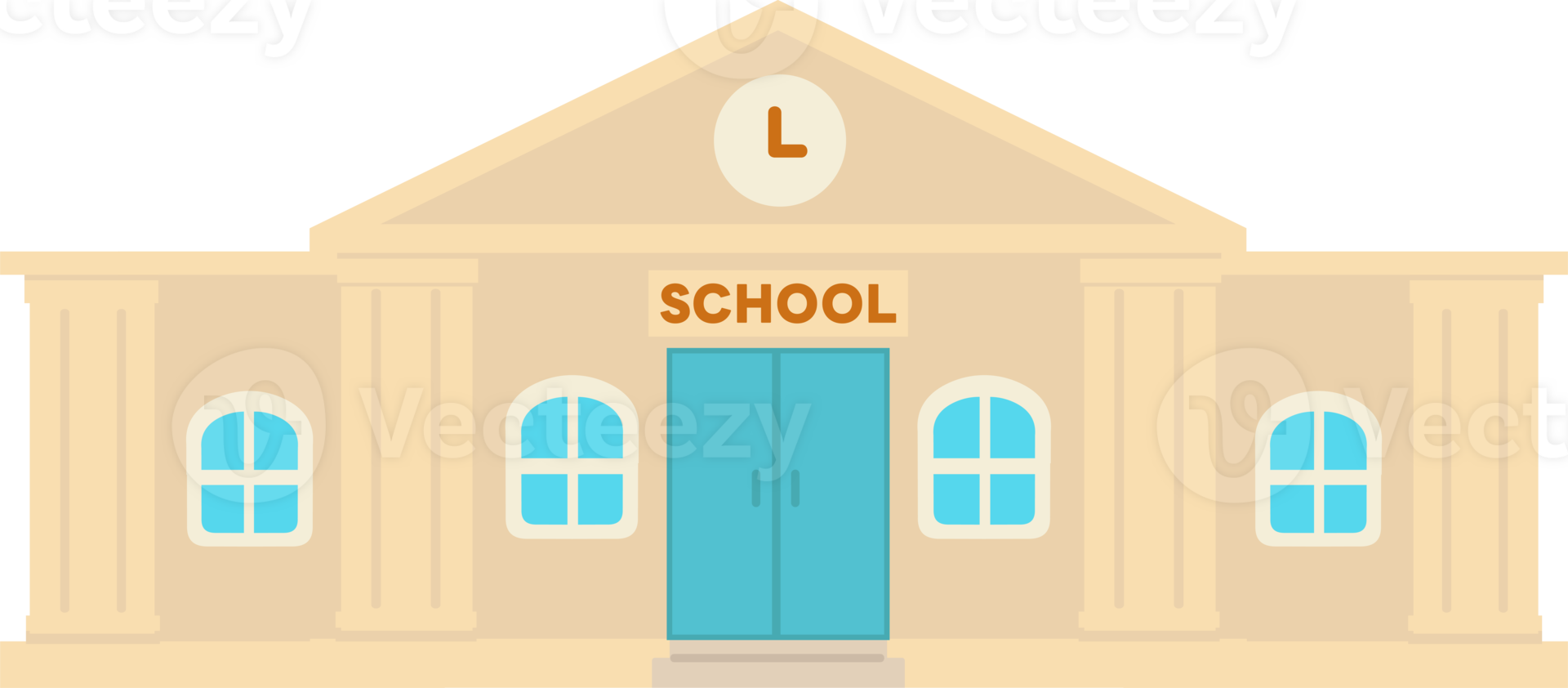 School building clipart University Back to school png