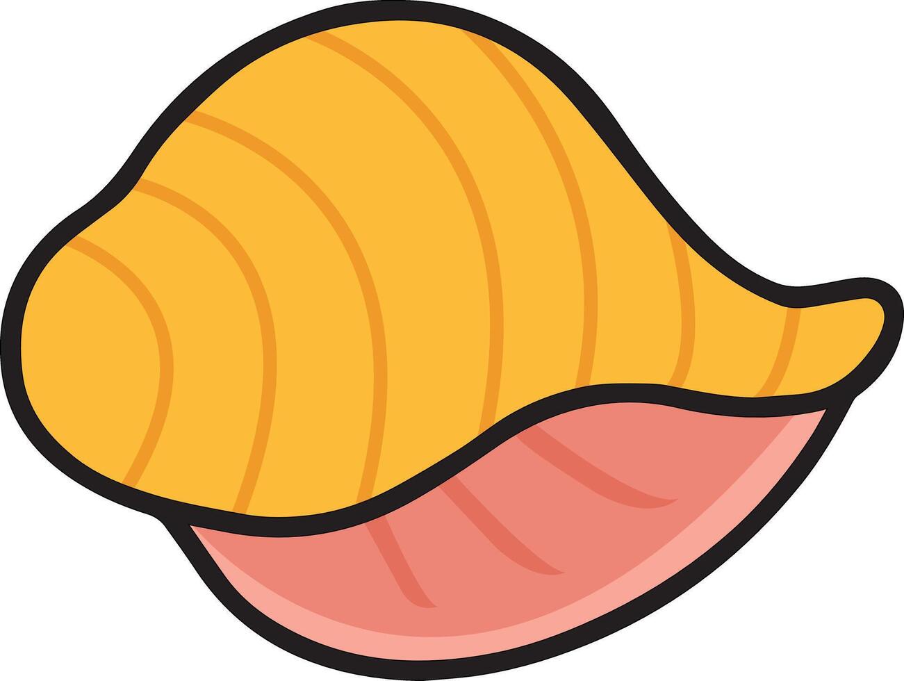 Colorful Summer Sea Shell Illustration vector