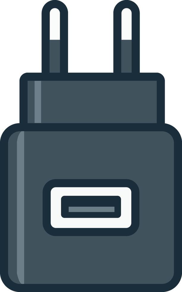 USB Charger adapter Illustration vector