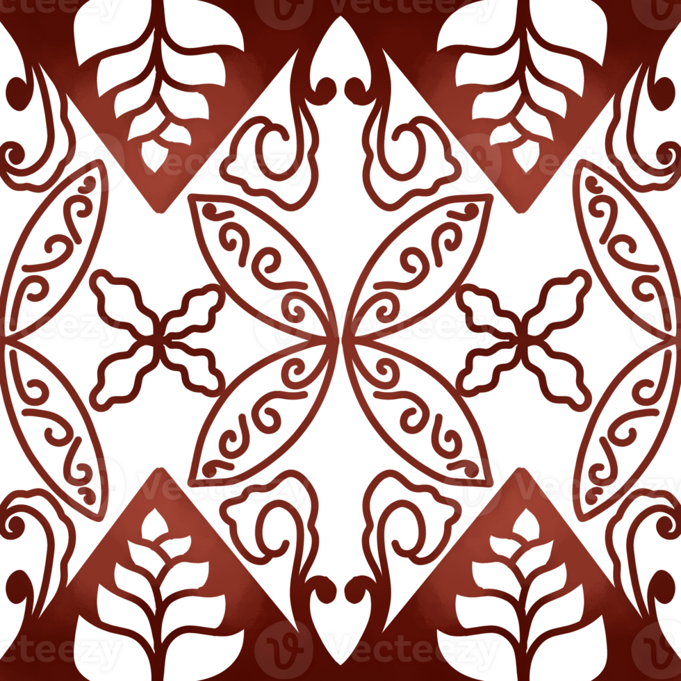 A red and black pattern with a design png