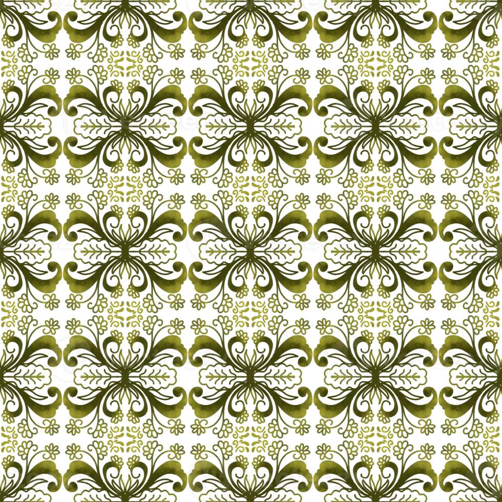 A green and black pattern with a large design png