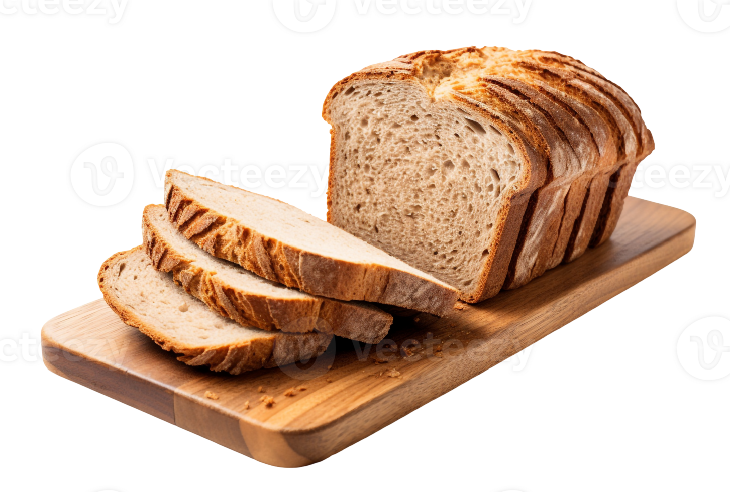 Whole Skyrim Bread Cut into Slices, Transparent Background png
