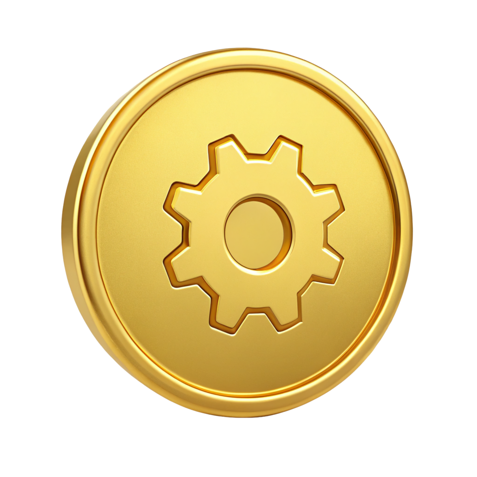 Gold Shopping Cart Icon on Square Button E commerce Online Retail App Design png