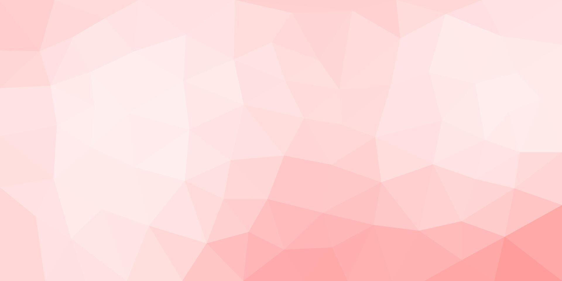 Soft pink low-poly abstract background with geometric triangular shapes, creating a light, elegant, and minimal design perfect for modern digital or print use. vector