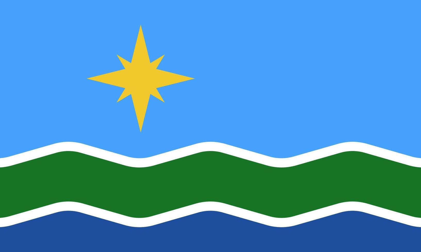 Flag of Duluth Minnesota vector