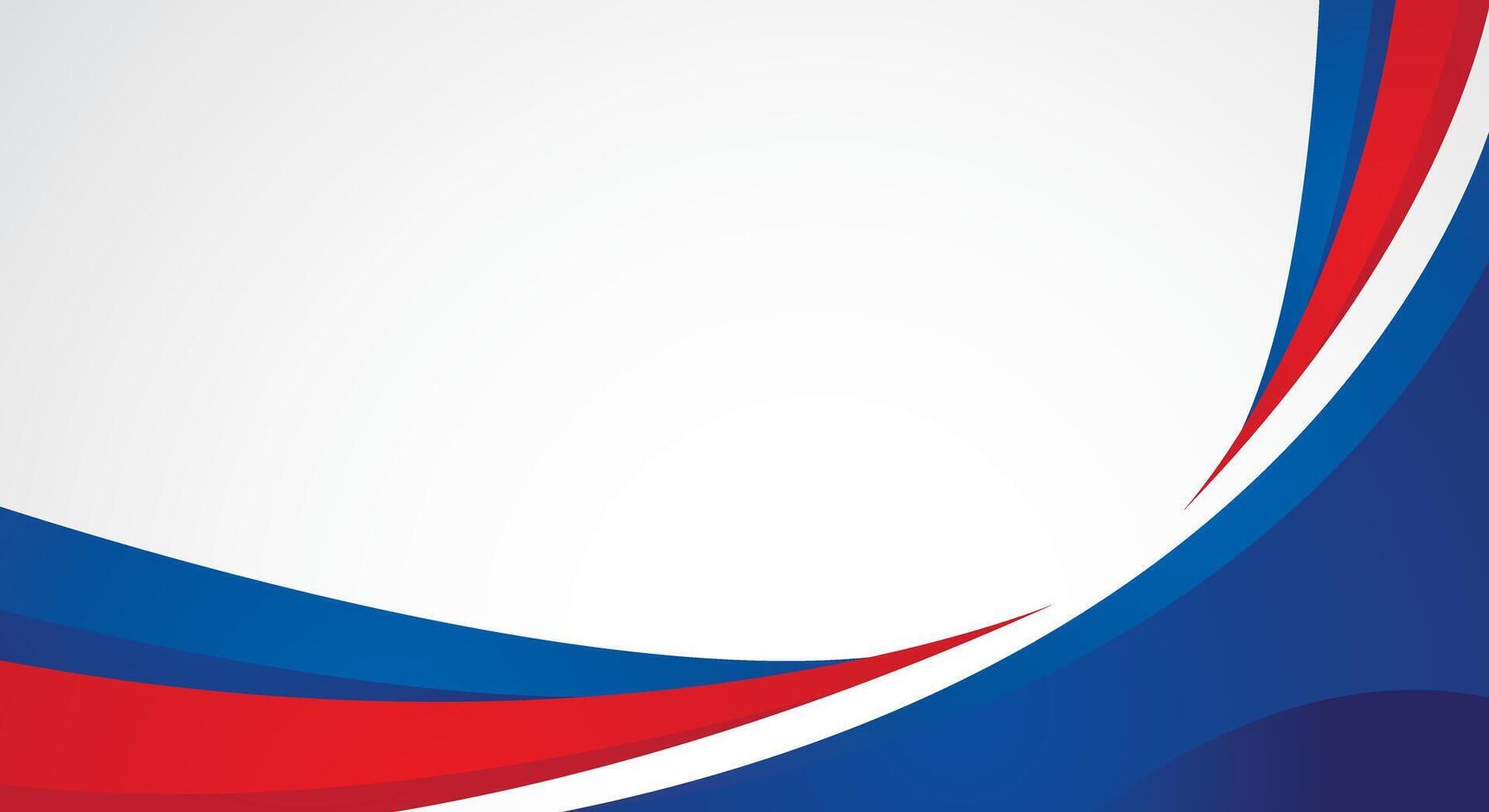 Modern red blue abstract white background vector
