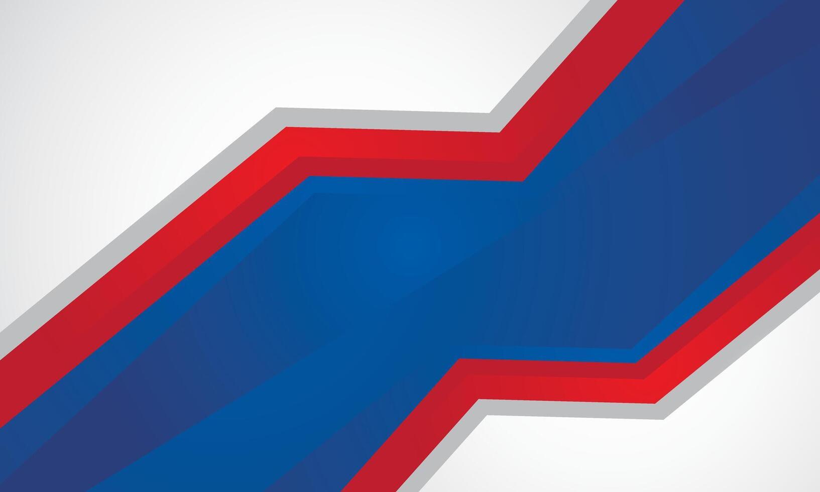 Modern blue red white abstract background design vector