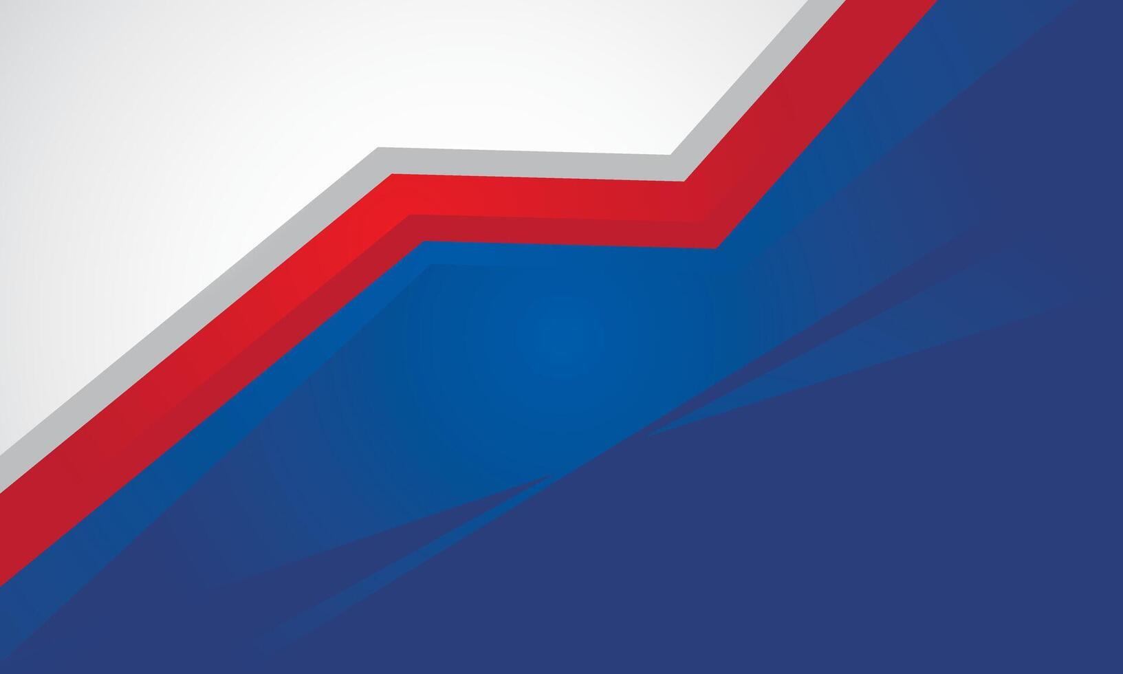 Modern blue red white abstract background template design vector