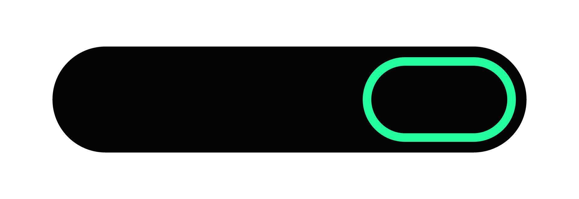 Futuristic lower third illustration. Overlay design element. Neon user interface. vector