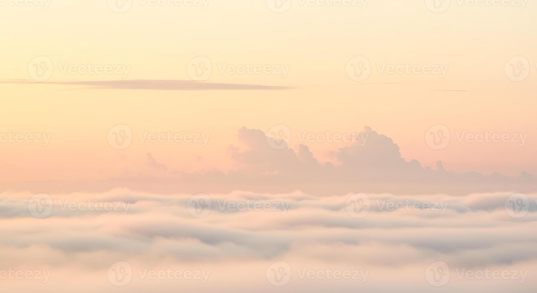 A view of the clouds from above the clouds photo
