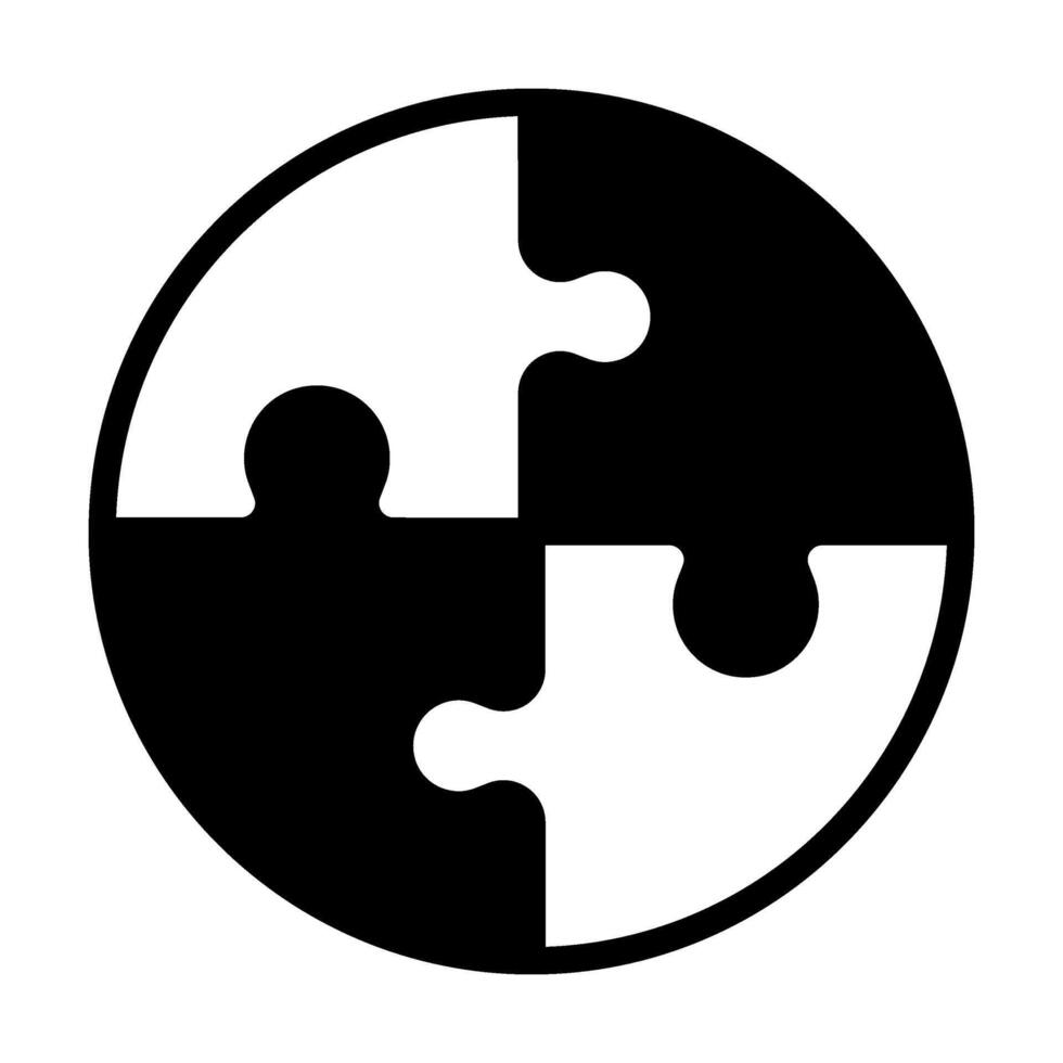 Problem solve line icon. Puzzle solution sign. Making decision symbol. Quality design element. Linear style solve icon. Editable stroke. vector