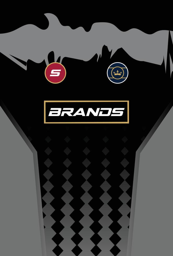 Jersey Design Professional Soccer Uniform vector