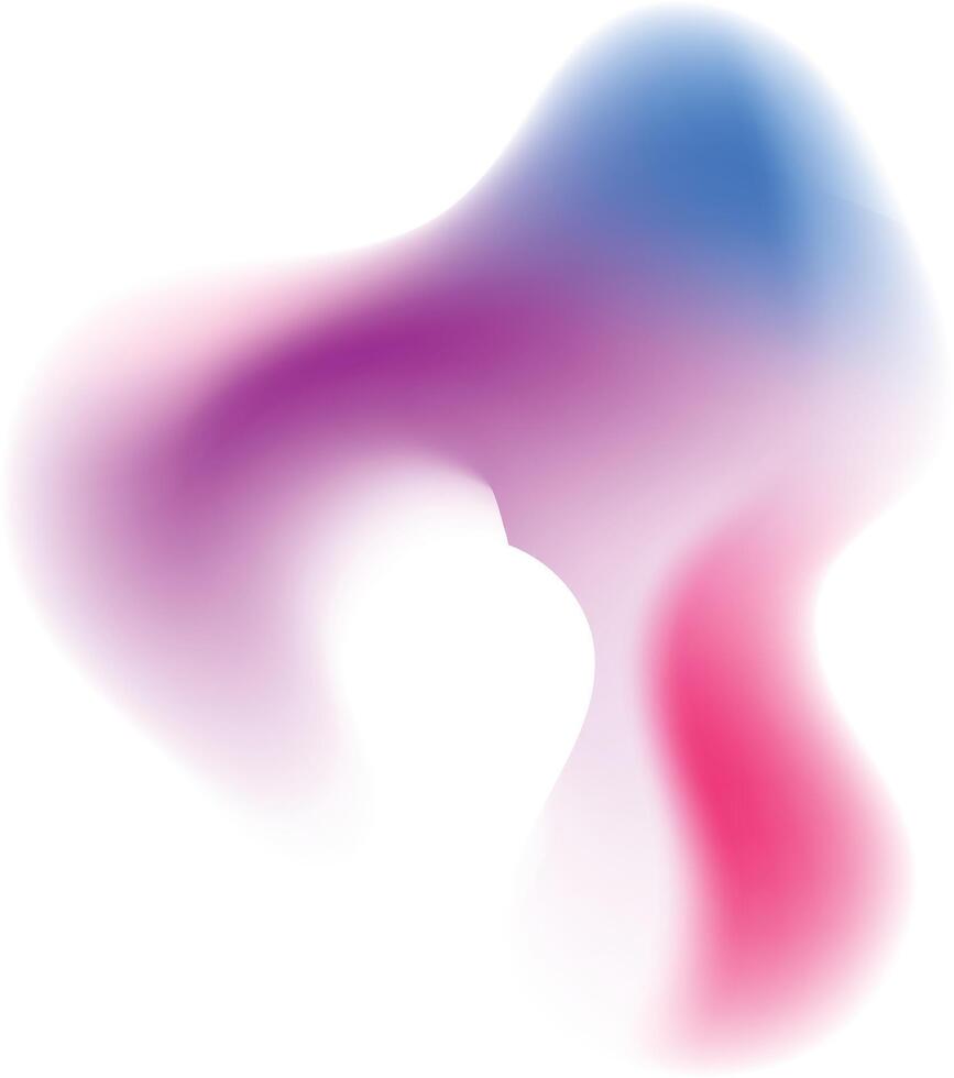 Abstract purple pink blue gradient swirl background vector