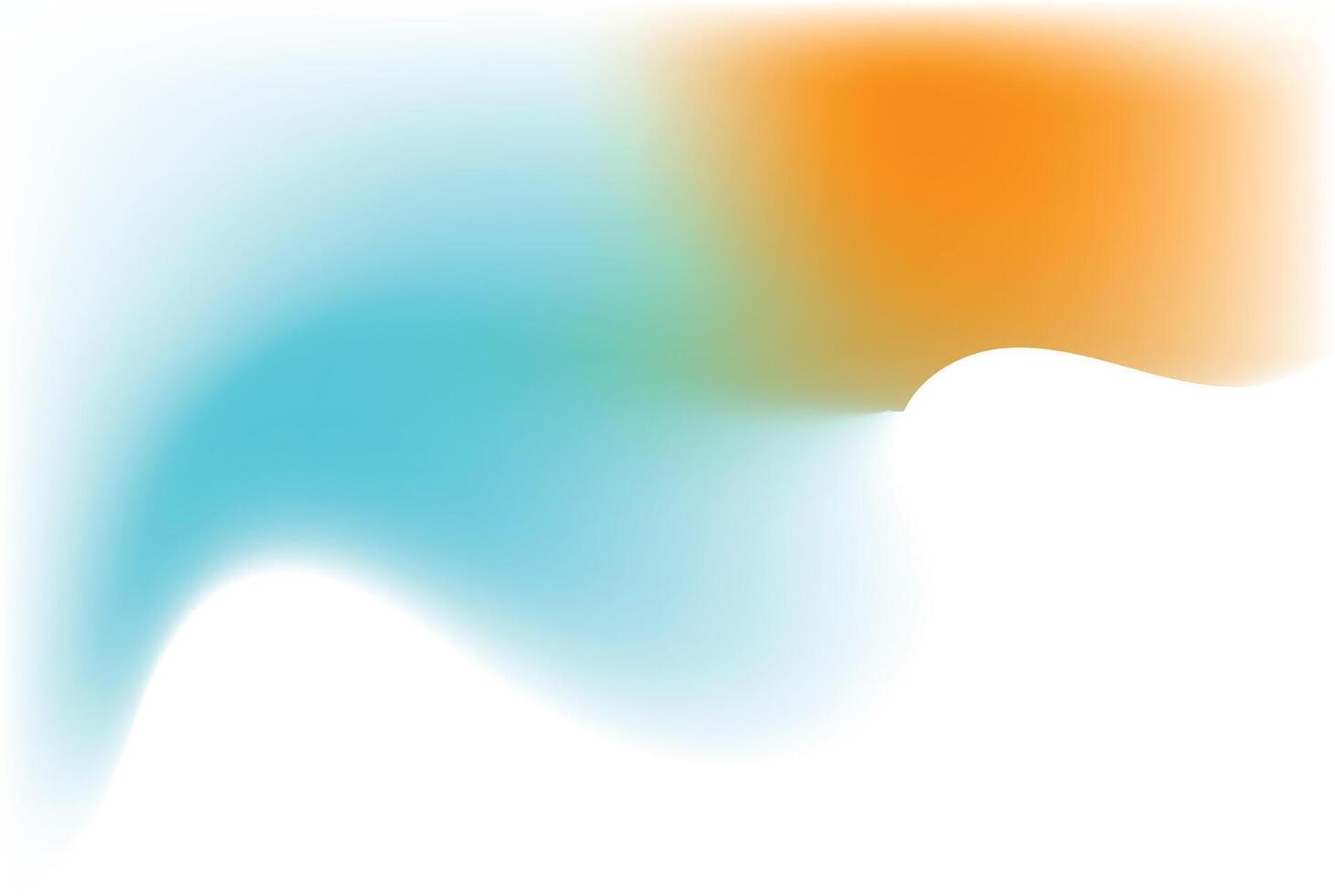 Abstract blue orange gradient background design vector