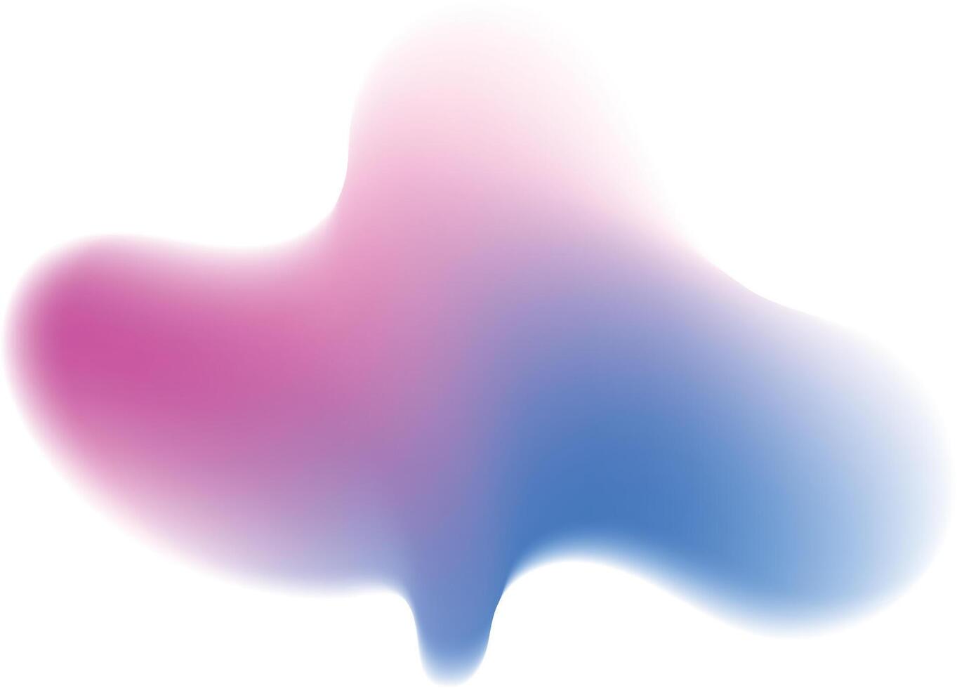 Abstract pink blue gradient cloud shape design vector
