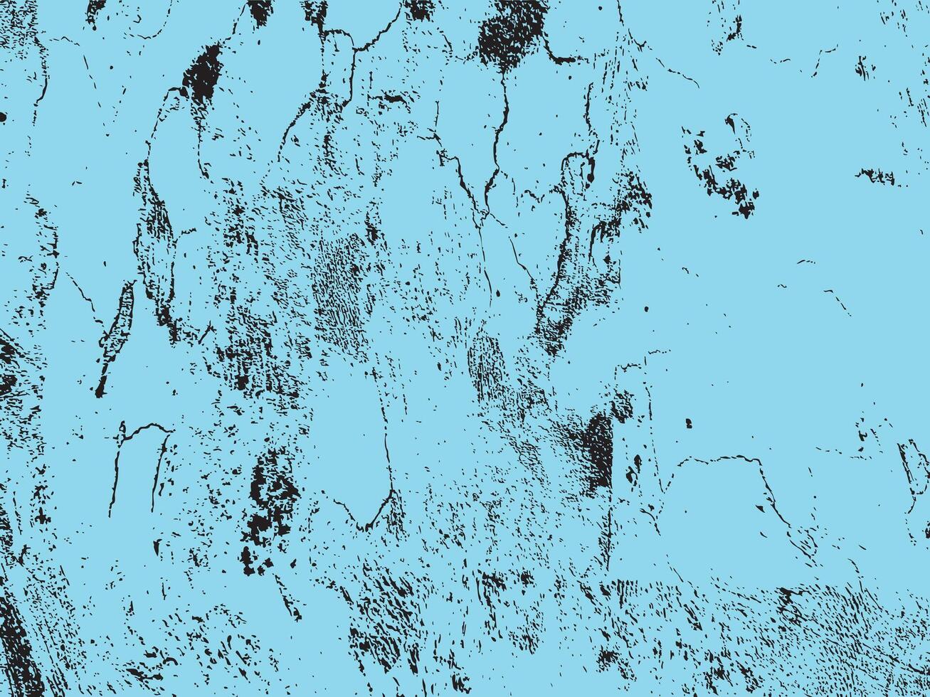Abstract Crackle Texture Silhouette in Black and Aqua vector