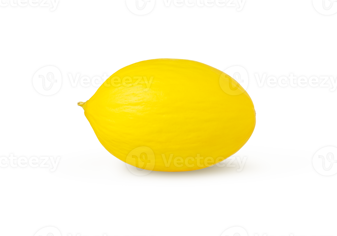 Fresh yellow honey melon isolated with clipping path. png
