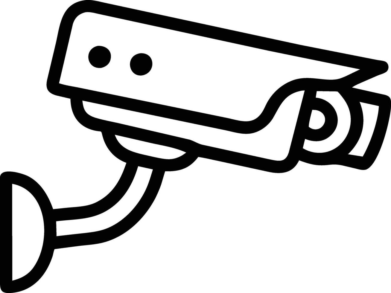 Modern Security Camera Icon vector