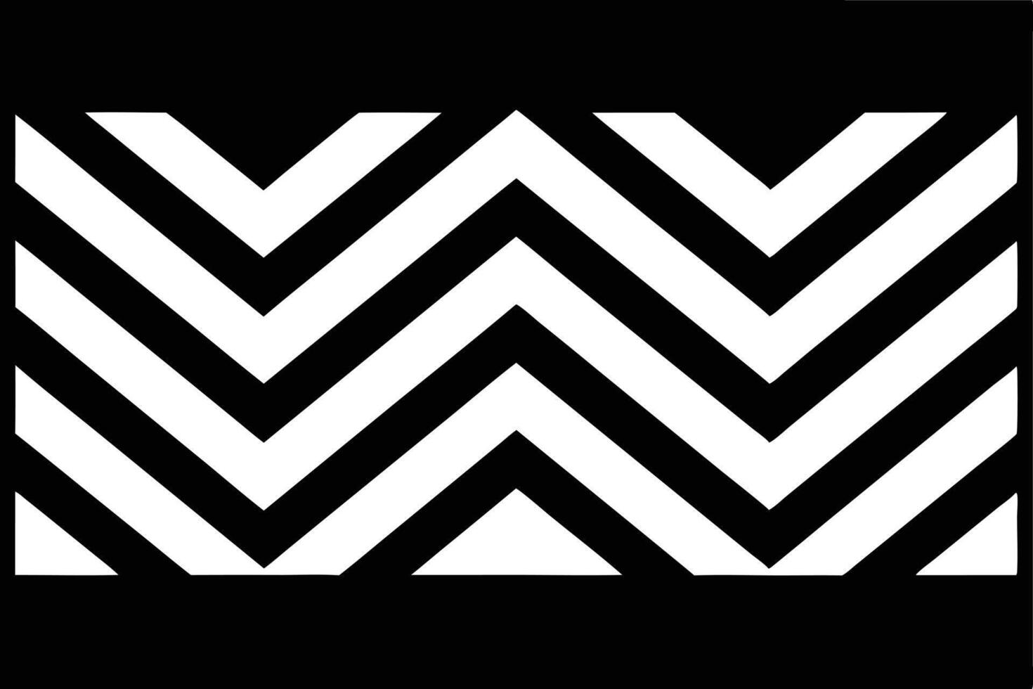 Black and white zigzag pattern abstract design element vector