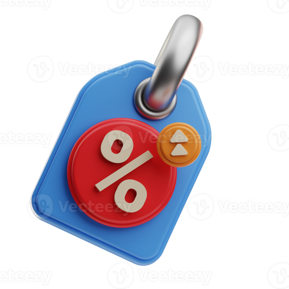 Discount Tag with Percentage Symbol png